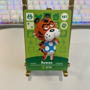 Animal Crossing amiibo Rowan 387